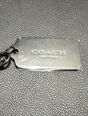 Coach Metal Hang Tag